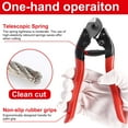 thumbnail image 3 of Cable Cutter  Wire Rope Cutter with Safety Lock  Bicycle Break Cutter Plier  Steel Wire Cutting Tool Cutting Up to 5/32 inch  for Decking Railing Fencing Bike Brake Cutter, 3 of 8