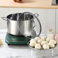 thumbnail image 2 of Premium Stainless Steel European-Style Stockpot with Thickened Flat Base, 7.5L Large Capacity, Coating-Free & Healthy, Induction Cooker Compatible, Double-Ear Design for Home Use, Ideal for, 2 of 6