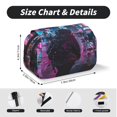 thumbnail image 5 of Sikiie Neon Night Cityscape Print Flip Double-layer Pencil Case, All-purpose Stationery Bag for Study and Office, Zipper Design, Unisex, 5 of 7