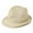 A1_Beige, variant on Xysaqa Wide Brimmed Straw Panama Hat for Women Men Roll Up Fedora Summer Beach Hat Sun Protection Straw Hat