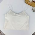 thumbnail image 4 of Ropa interior sin costuras de seda de hielo de verano con almohadilla para el pecho integrada, sujetador invisible sin aro de acero y hermoso chaleco con tirantes en la espalda, 4 of 6