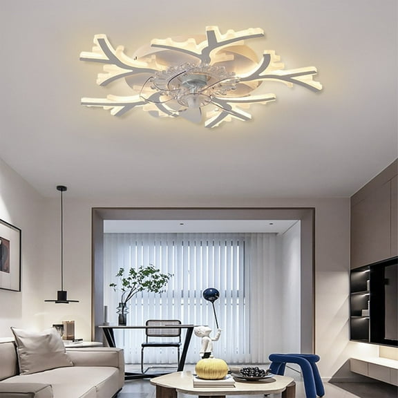 AZXY Ceiling Fan with Light,Ceiling Fan,Chandelier Ceiling Fans,Modern Ceiling Fans on Sale Or Clearance
