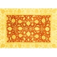 thumbnail image 1 of Ahgly Company Indoor Rectangle Oriental Yellow Traditional Area Rugs, 3' x 5', 1 of 4