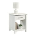 Mainstays Hillside Nightstand with Drawer, White Finish
