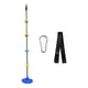 thumbnail image 3 of Cuerda de escalada resistente con disco colgante para interiores, casas en los árboles y deportes al aire libre. cuerda de colores azul, 3 of 8