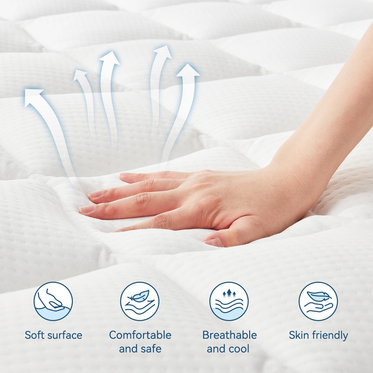 EDX 6 Inch Twin Cooling Gel Memory Foam Mattress, CertiPUR US Certified Fiberglass Free Pressure Relief Bed in a Box