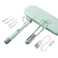 thumbnail image 2 of Herramienta portátil para quitar oídos con iluminación LED/ de limpiador de púas de oreja recargable por USB para , VERDE Colco Removedor de cerumen, 2 of 8