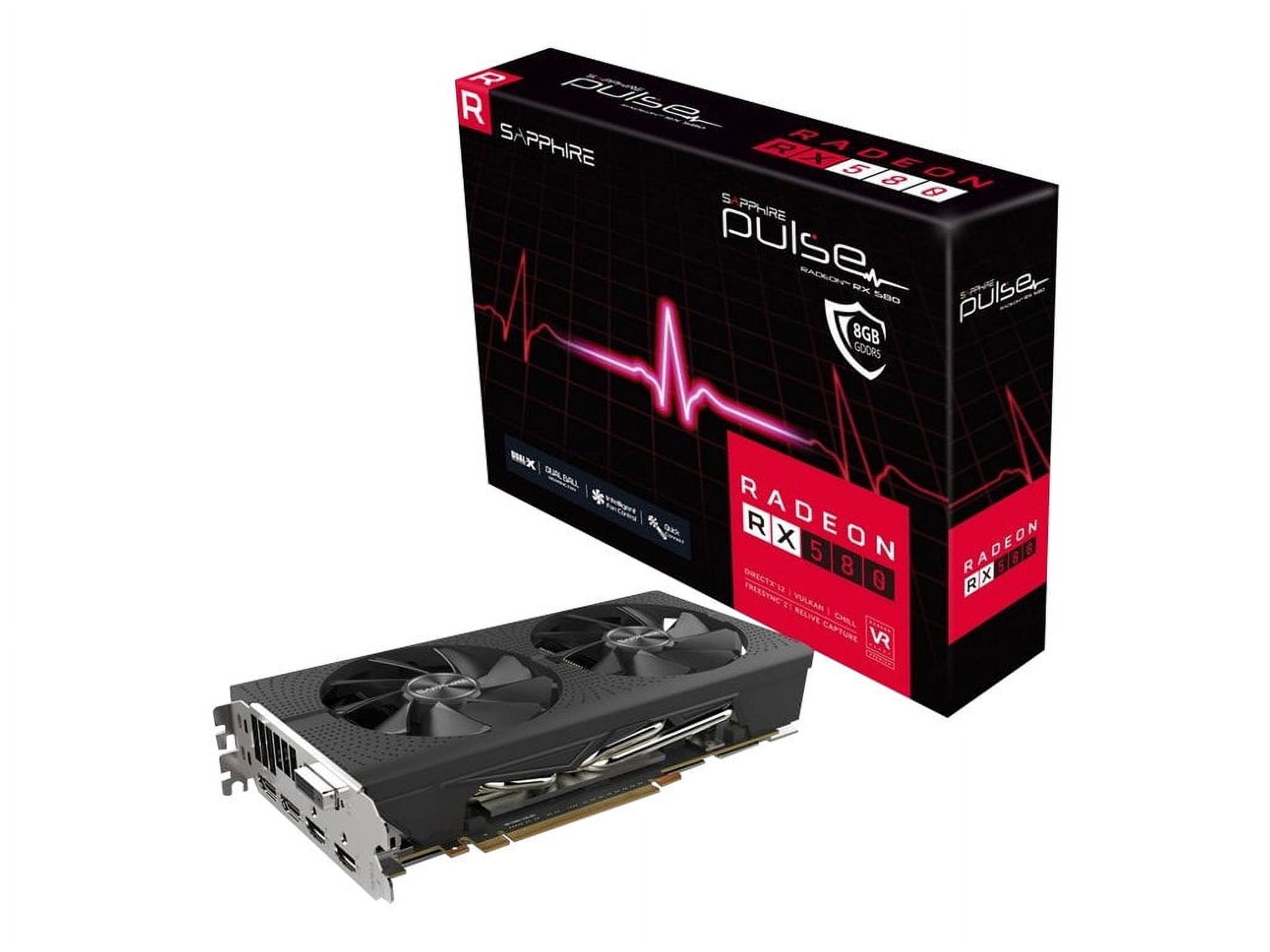 美品　SAPPHIRE PULSE RADEON RX 580 8G SAPPHIRE Pulse Radeon RX 580 8GB GDDR5 Graphics Card | eBay