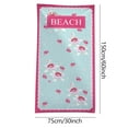 thumbnail image 3 of Zatoumnr 30x60 Inch Super Lightweight Microfiber Towel, Sandproof Beach Blanket, Multi-Purpose Use for Travel, Swimming, and Pool Vacation Necessities Gifts Swim Towels, 3 of 6
