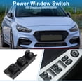 thumbnail image 2 of Interruptor de ventana eléctrica Unique Bargains No. 935701Z010 para el lado del conductor delantero izquierdo para Hyundai I30 2008-2011 Negro, 2 of 7