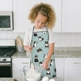 thumbnail image 4 of Black Corgi Kids Aprons for Girls and Boys,Adjustable Neck Strap Toddler Aprons for Kids Cooking Baking, 4 of 7