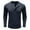 Dark Blue, variant on Huuilaibazoo Men's Henley T-Shirt Long Sleeve Casual Lightweight Pullover Shirts Soft Stretch Basic Tees Fall Tops