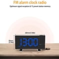 thumbnail image 5 of Réveil à Projection, Horloge Radio Numérique avec Chargeur Usb, Variateur, 5 of 5