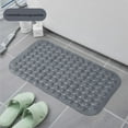 thumbnail image 5 of Racsoh Non Slip Bathtub Mat, 1Pc Inside Shower Floor Mats with Suction Cups and Drain Holes, Household Bath Massage Foot Mat for Bathroom Tub, 27.56 x 13.78inch (Gray), 5 of 5