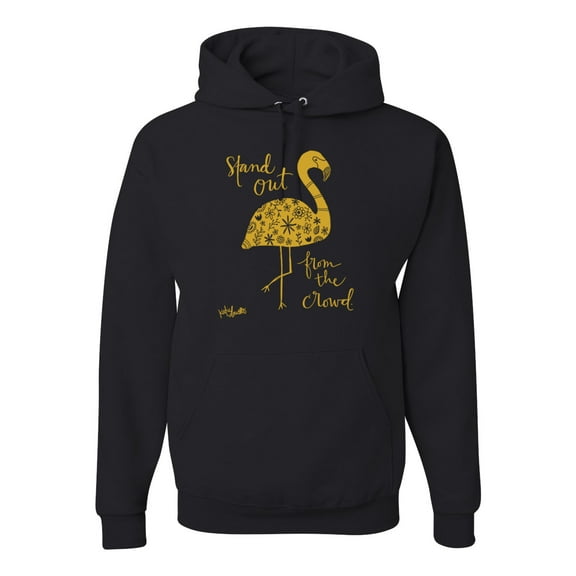 Stand Out From The Crowd Be Different Inspirational Inspirational/Christian Unisex Graphic Hoodie Sweatshirt, Black, Small