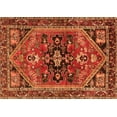 thumbnail image 1 of Ahgly Company Indoor Rectangle Persian Orange Traditional Area Rugs, 8' x 12', 1 of 1