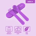 thumbnail image 3 of Juego de utensilios Bentgo Kids de plástico reutilizable con funda de almacenamiento, 3 of 7