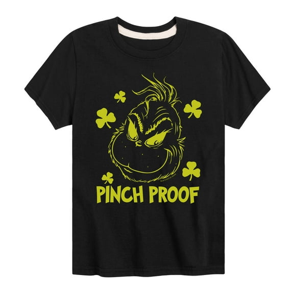 The Grinch - Pinch Proof - Toddler And Youth Short Sleeve Graphic T-Shirt
