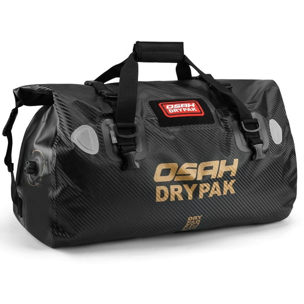 Bolsa de lona impermeable OSAH DRYPAK, bolsa seca para motocicletas, 40 L