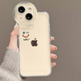 thumbnail image 4 of Design for iPhone 14 Plus Case Clear, Not Yellowing Protective iPhone 14 Plus Phone Case with Slim Cover & Shockproof Bumper, Women Teen Girls Pretty Cute 14 Plus iPhone Case, Transparent Black, 4 of 15