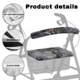 thumbnail image 5 of HELLHERO Wolf Rollator Seat Covers for The Elderly Waterproof Rollator Seat Back Cover and Elderly Anti-Slip Cover Fits Rollators, 5 of 7