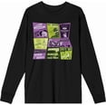 thumbnail image 3 of Beetlejuice Beetlejuice Valentine Card Collage Adult Black Crew Neck Long Sleeve Tee-XXL, 3 of 4