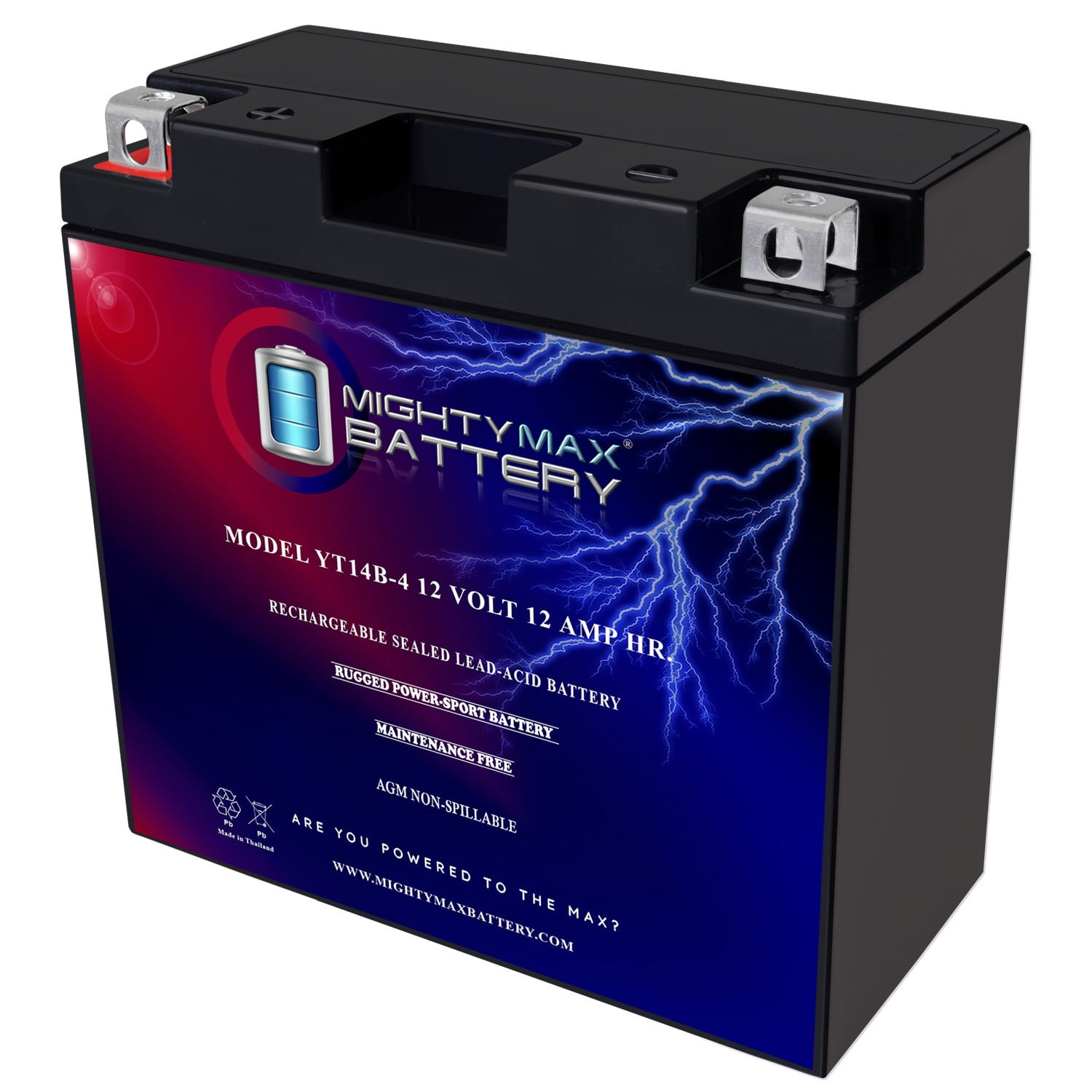 Wartungsfreie 12V 10Ah Yuasa YT12B-BS Batterie