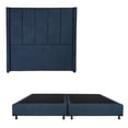 thumbnail image 1 of Box Base Cama King Size + Cabecera Nizza Azul, 1 of 7