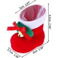 thumbnail image 2 of 10 piezas de botas rojas de caramelo para Navidad, zapatos, calcetines de regalo de Papá Noel, bolsas para aperitivos, 2 of 5
