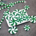 thumbnail image 5 of 24 piezas de piruletas artificiales para decoración de árbol de Navidad, colgantes de caramelos rojos y blancos, decoración del hogar, regalos de Año Nuevo para niños, Navidad, 5 of 5