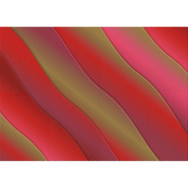 Ahgly Company Tapis d'Intérieur Lavables en Machine Rectangle Rouge Pamplemousse Transitionnel, 4' x 6'
