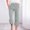 *Mint Green, variant on ClodeEU Women's Linen Blend Drawstring Wide Leg Straight Cropped Pants with Pockets ,Solid Color Casual Capri Trousers Coffee,Womens Plus XXL