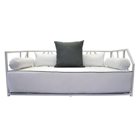 Nidum White Daybed with White Cushions