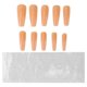 thumbnail image 3 of 10 pcs pure colors full coverage false nails women girls elegant fashionable fake nail tip manicure tools N5354-02, 3 of 5
