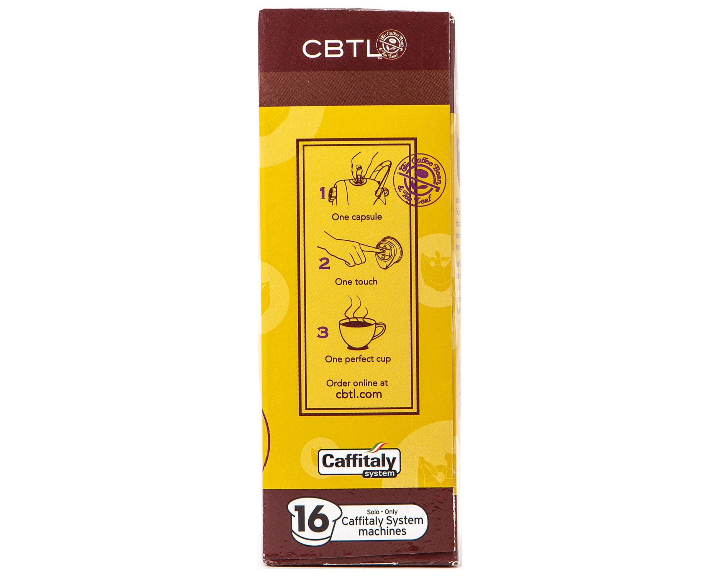 The Coffee Bean & Tea Leaf Colombia Brew Medium Roast Single Serve Coffee for CBTL Single Serve Systems, 1 Box of 16 Capsules