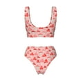 thumbnail image 6 of Rocae Cute Mushroom1 for Bikini Set for Women Two Piece Sexy High Swimsuits Split Crossover Bikini Small, 6 of 9