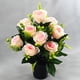 thumbnail image 4 of Cateissary Regalo de flores de seda brillante para conmemorar a los seres queridos Simulación de flores de seda Plantas en maceta Chr Decoración del hogar púrpura, 4 of 6