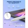 thumbnail image 3 of Active Stylus Pen Compatible With iPad Mini 8.3" (2021 6th Gen) - Digital Capacitive Touch Rechargeable Palm Rejection, 3 of 5