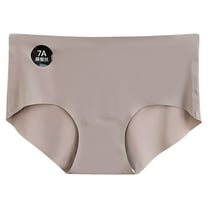 GigrtiJin Womens Summer Silk Underwear Seamless High Waisted Panties Smoothing Sweat Proof Briefs Underpants