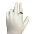 thumbnail image 3 of AoneJewelry 1.45 Ct. Amethyst Black Diamond Ring Crafted In 10k Rose, White & Yellow Gold, 3 of 5