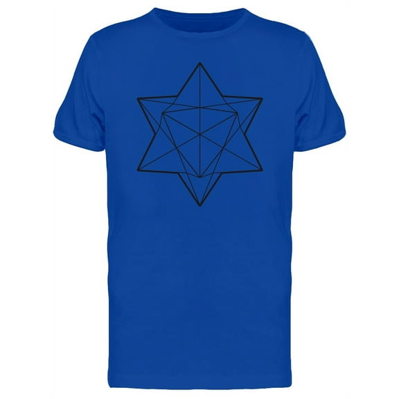 Geometric 3D Star  T-Shirt Men -Image by Shutterstock, Male Medium