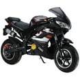 thumbnail image 2 of Floseru 49cc Kids Dirt Bike, 4-Stroke Mini Motorcycle with 8 Inch Wheels, Pocket Rocket Motocross, Gas Powered Mini Bikes Off Road Trail Bike Universal for Children Best Gift, 2 of 8