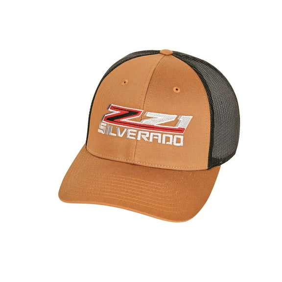 Chevrolet Silverado Z71 Brown and Black Mesh Hat - Adult