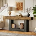thumbnail image 5 of Tribesigns 63-Inch Long Console Table, 2-Tier Entryway Table Sofa Table with Storage, 5 of 8