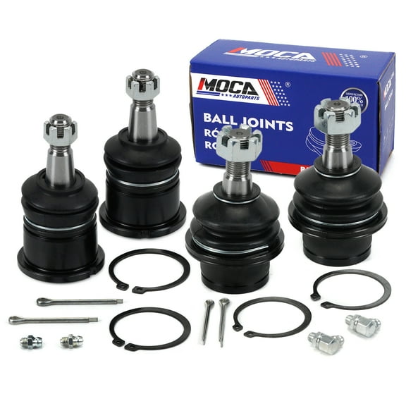 MOCA AUTOPARTS 4x Front Upper & Lower Ball Joints Fit for 1997-2002 Ford Expedition & 1998-2002 Lincoln Navigator