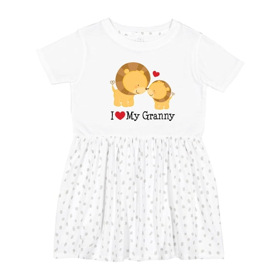Inktastic I Love My Granny Girls Toddler Dress