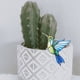 thumbnail image 5 of ColoMX ACRYLIC Bird Flower Pot Huggers Figuras de colibrí Accesorios de borde de la plantera Ornamento de la maceta de bonsai para decoración del hogar y el jardín, 5 of 8
