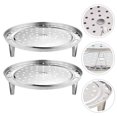 thumbnail image 3 of 2Pcs Steaming Rack Stainless Steel Steamer Rack Kitchen Steaming Tray Food Steamer Rack, 3 of 8