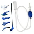 thumbnail image 4 of Esquirla Aquarium Cleaning Tools 5 in 1 Fish Tank Cleaning Kit Algae Scraper Scrubber Pad, 4 of 7