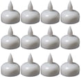 thumbnail image 1 of EeaseCA 12PCS LED Floating Candle Lamp Waterproof Floating Candle Light Spa Bathtub Decorative Candle Lamp (Cold White Flashing), 1 of 7